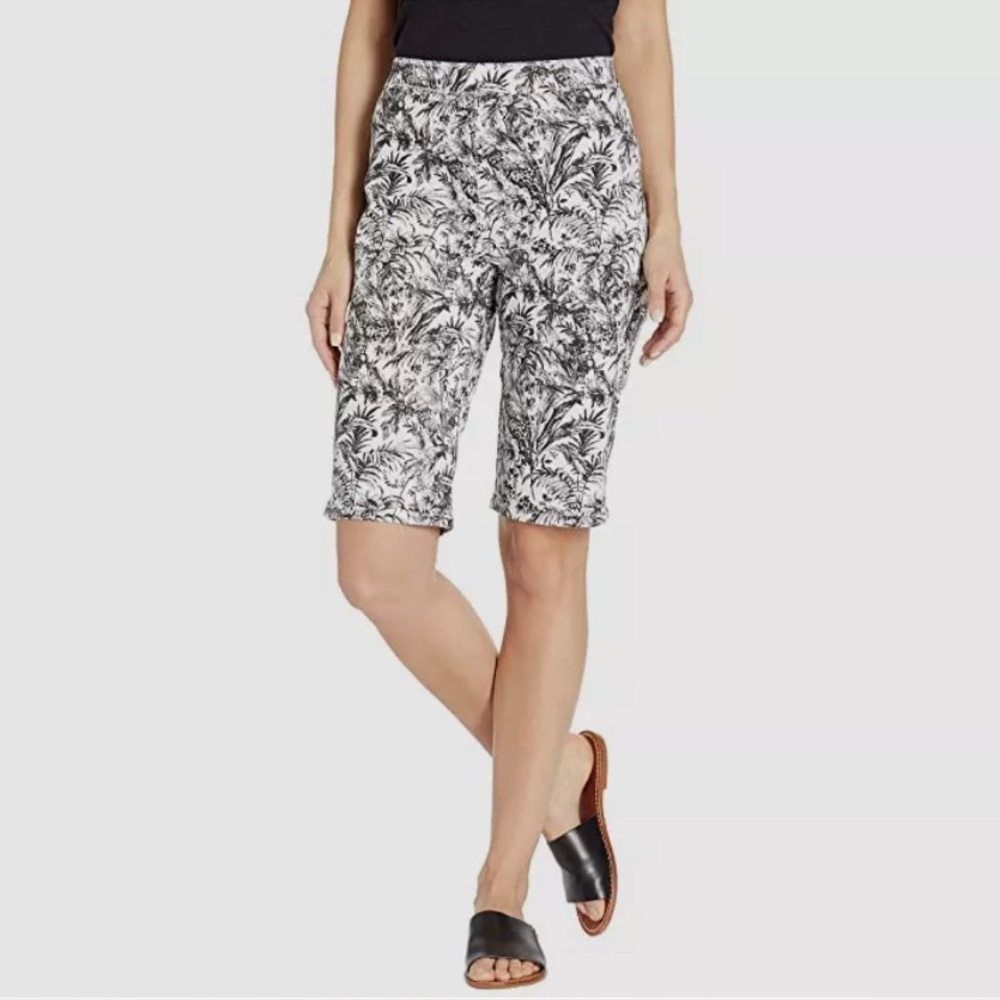🌺FDJ FRENCH DRESSING JEAN BOTANICAL TOILE BERMUDA SHORTS